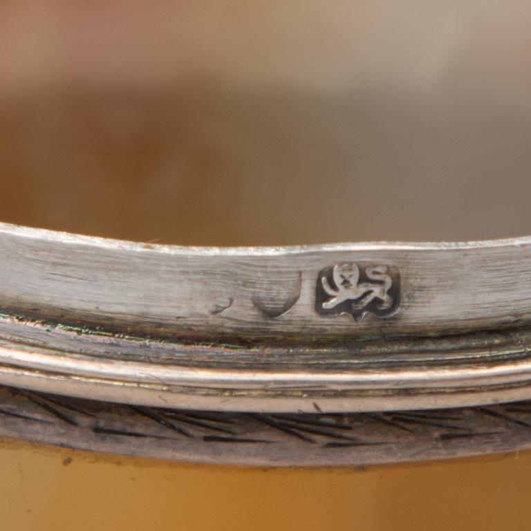 DOSA, silver och agat, troligtvis London ca 1830.