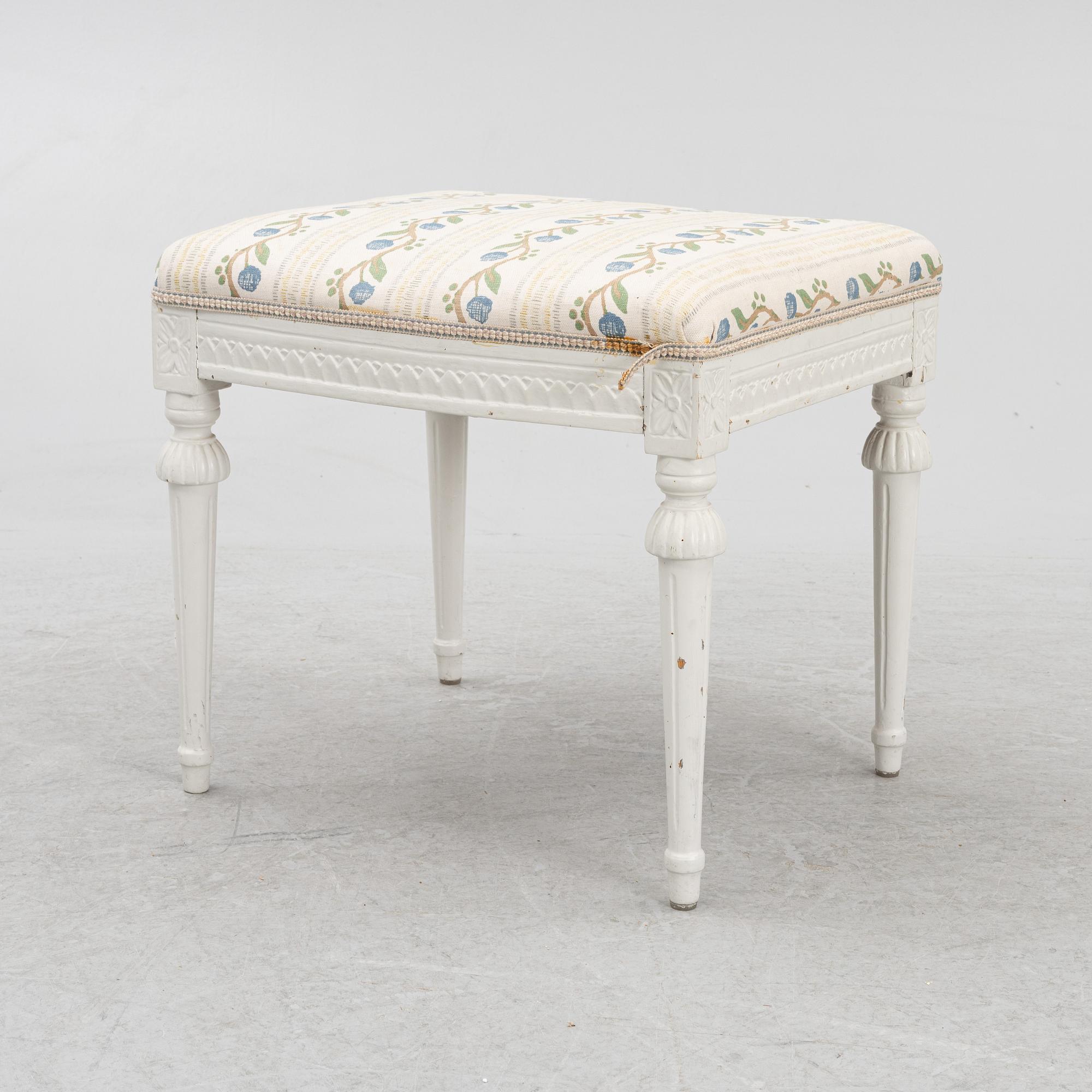 Taburett, sent 1700-tal. Gustaviansk.