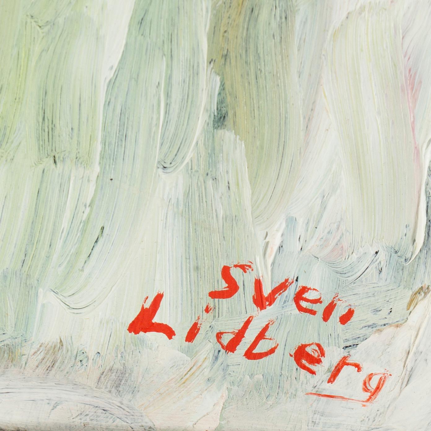 Sven Lidberg, oil on board, signed.