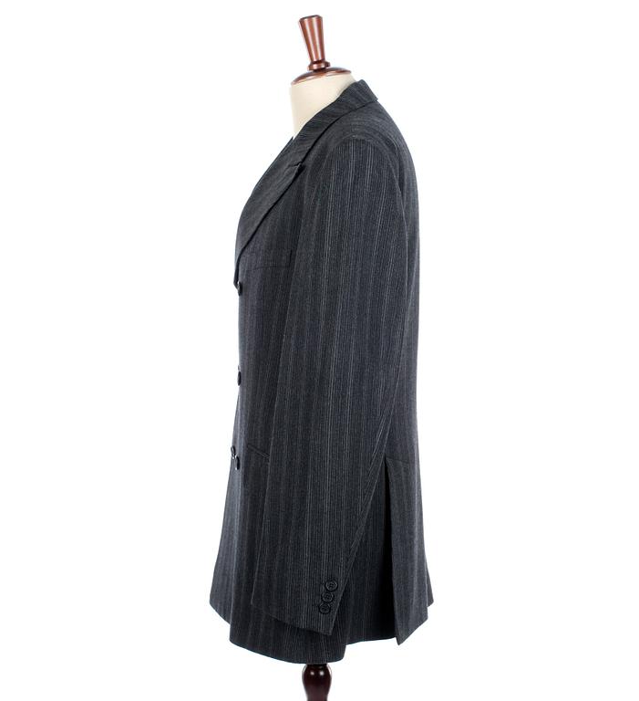 DOLCE & GABBANA, a grey wool pinstriped men´s jacket, size 50.