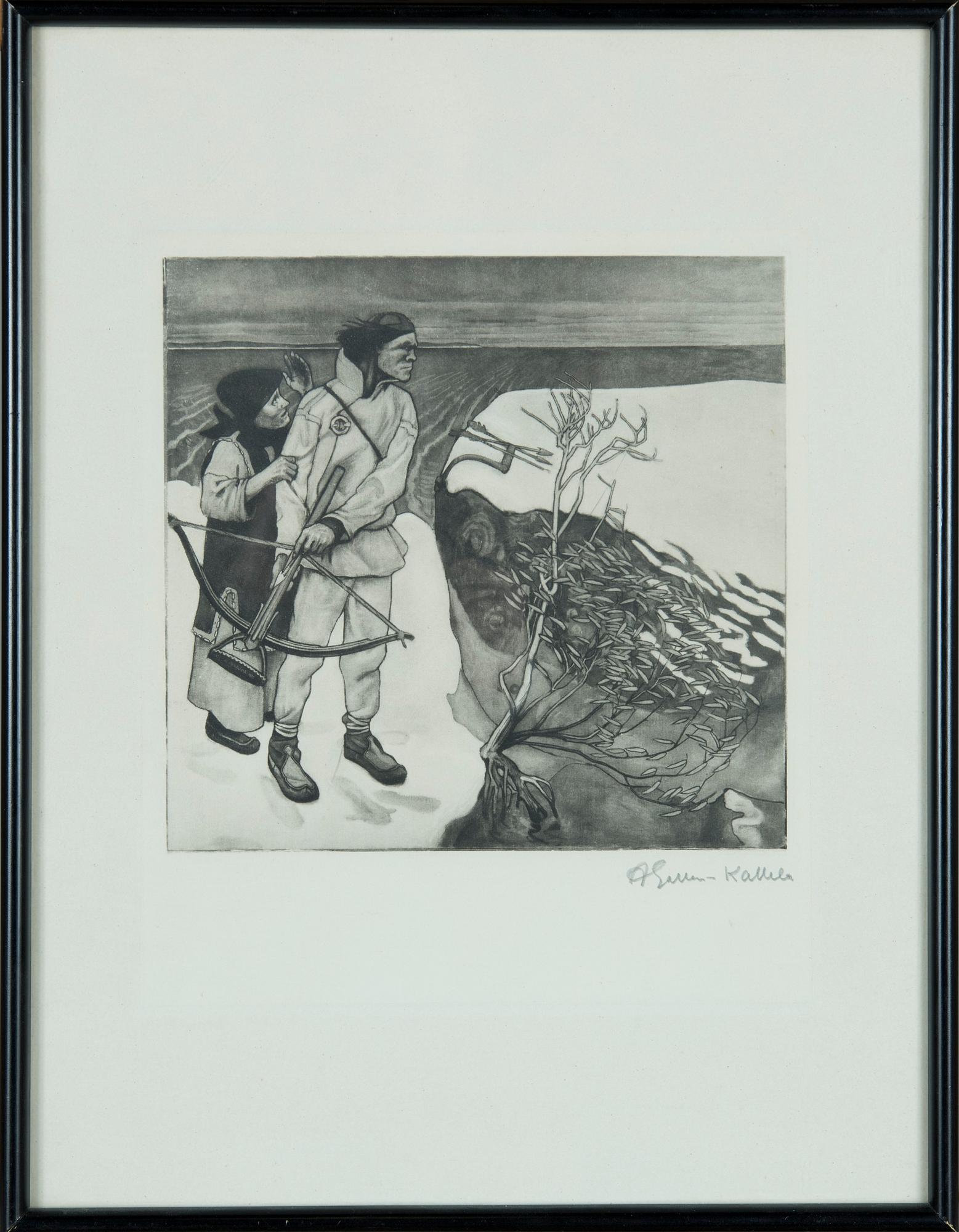 Akseli Gallen-Kallela,  "Joukahainens hämnd".