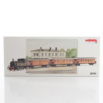 Märklin, tågset, 28703 H0, "Historic SJ Passenger Train".