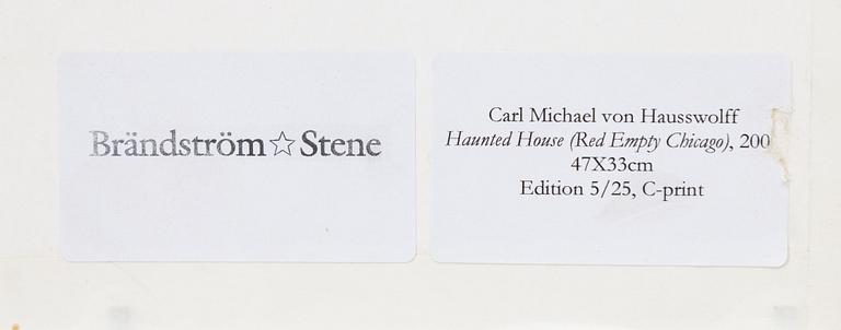 Carl Michael von Hausswolff, "Hauntet House" (Red Empty Vhicago), 2003.