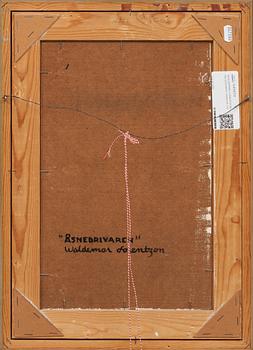 WALDEMAR LORENTZON, olja på pannå, signerad.