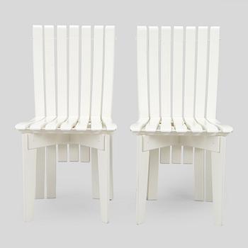 Alvar & Aino Aalto, trädgårdsmöblemang, 5 delar, "Aurinko"-serien, Artek, 2000-tal.