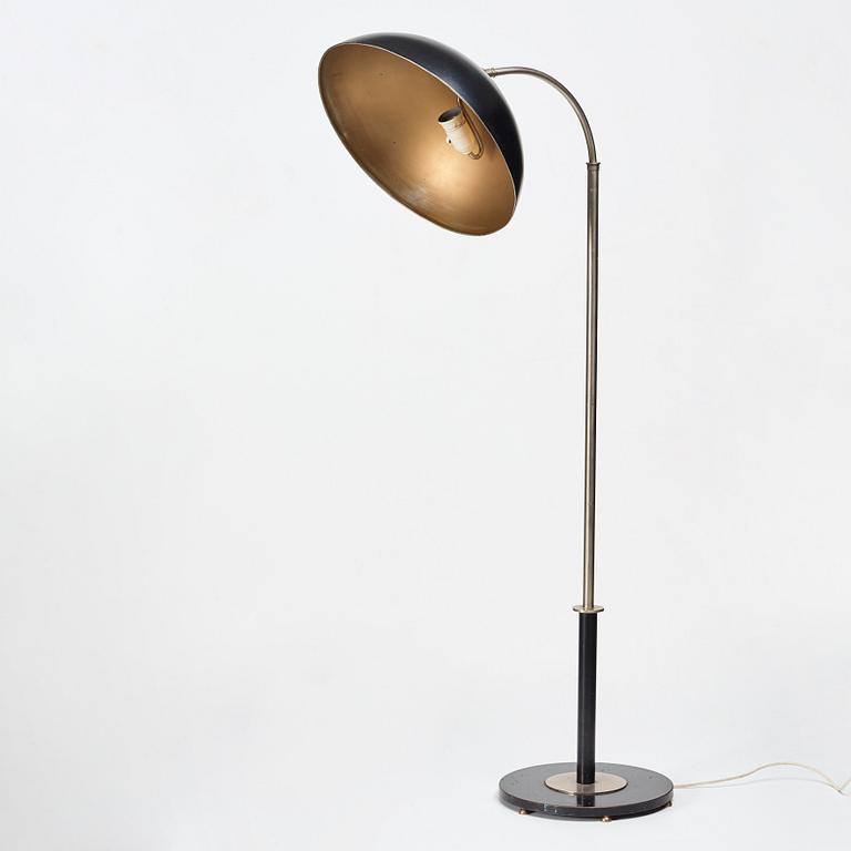 Harald Elof Notini, a floor lamp by Böhlmark's, Stockholm, Sweden 1930's.