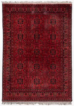 Matta, Afghan, ca 282 x 200 cm.
