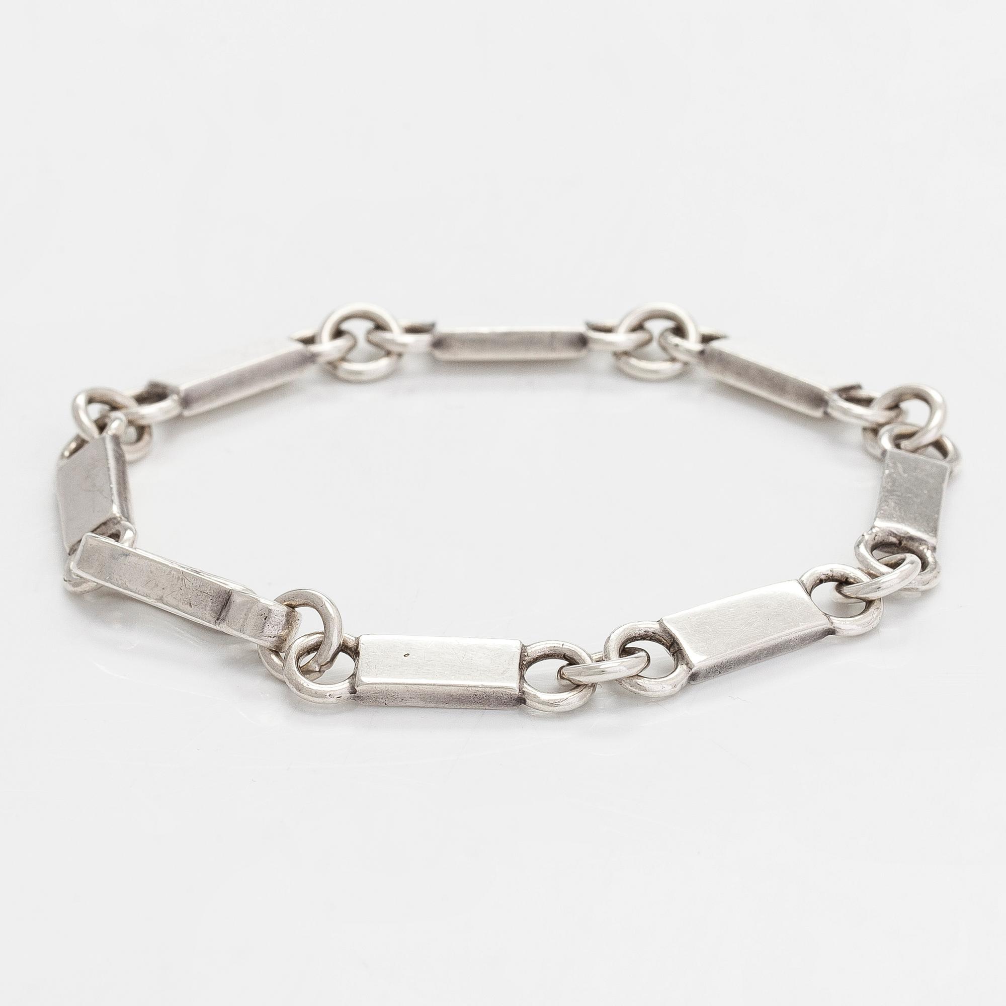 Bertel Gardberg, armband, silver, Helsingfors.