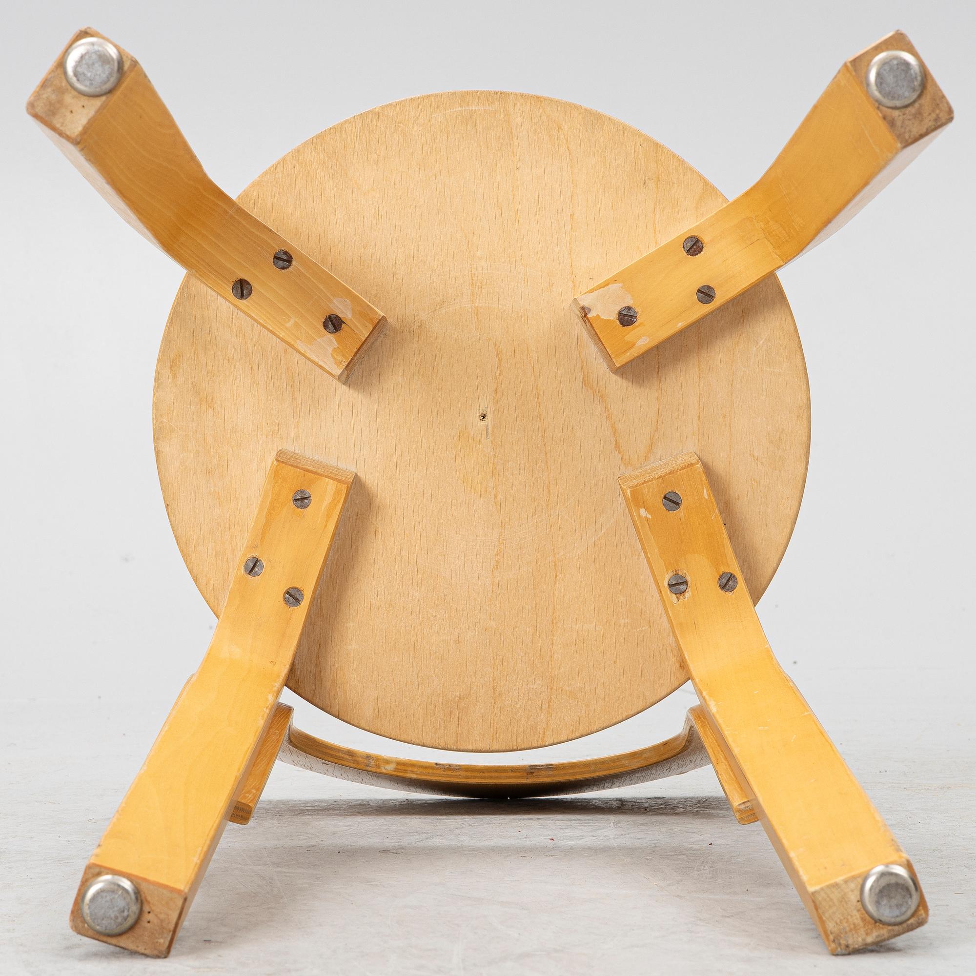 Alvar Aalto, two children's chairs, model N65, Artek, Finland.