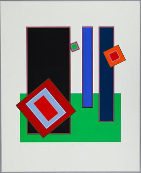 PETER FREUDENTHAL, färglitografi, signerad och daterad 1980, numrerad 1/100.