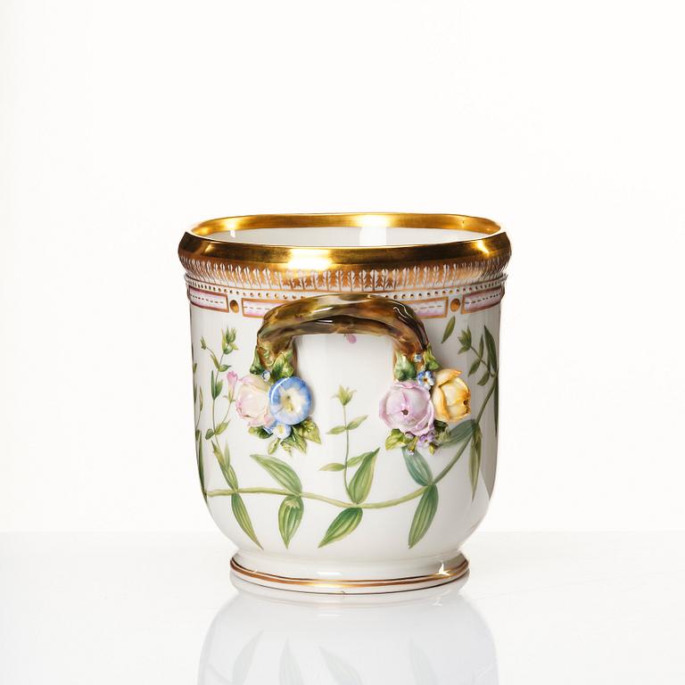 A Royal Copenhagen 'Flora Danica' wine cooler, Denmark, 20th Century.