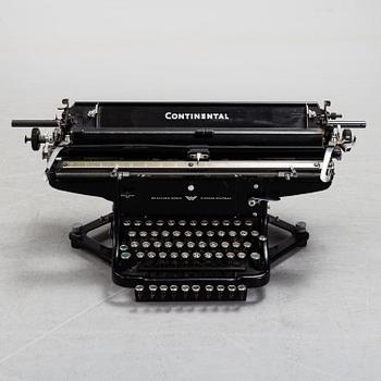 A first half of the 20th century Continental typewriter, Wanderer-Werke Siegmar-Schönau.