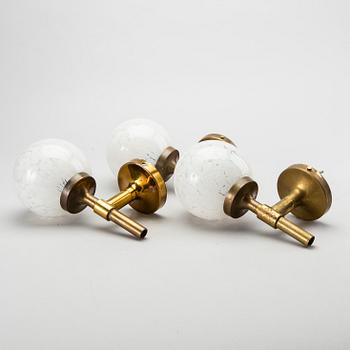 VÄGGLAMPOR 3 st sent 1900-tal.