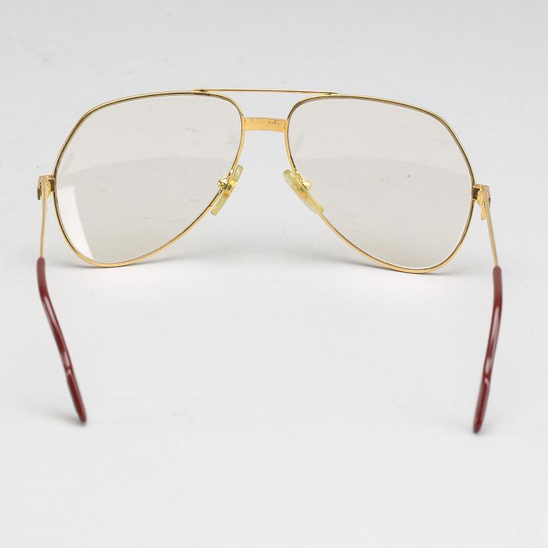 CARTIER, glasses.