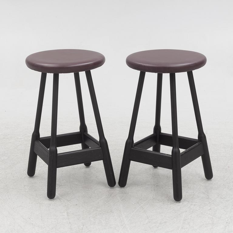 Chris Martin, a pair of 'Albert Bar Stools', Massproductions.