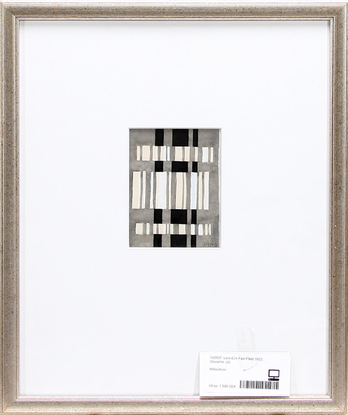 LARS-ERIK FALK, gouache, monogramssign o dat 1951.