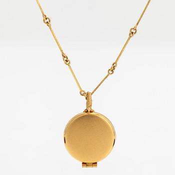 Björn Weckström, halsband/medaljong, "Semes", 14K guld, Lapponia 1976.