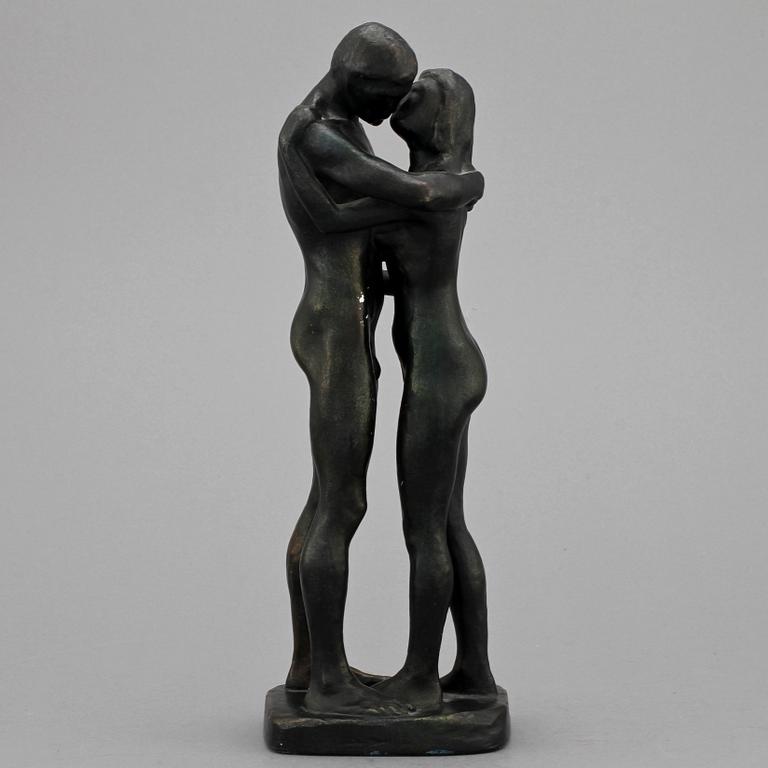 GUDMAR OLOVSON, skulptur, gips, sign. Även sign o dat Paris 1976 undertill.