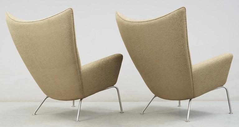 HANS J WEGNER, fåtölj, "Wing chair", CH-445, Carl Hansen & Søn, Danmark.