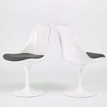 Eero Saarinen, stolar, åtta stycken, "Tulip", Knoll International, 1960-70-tal.