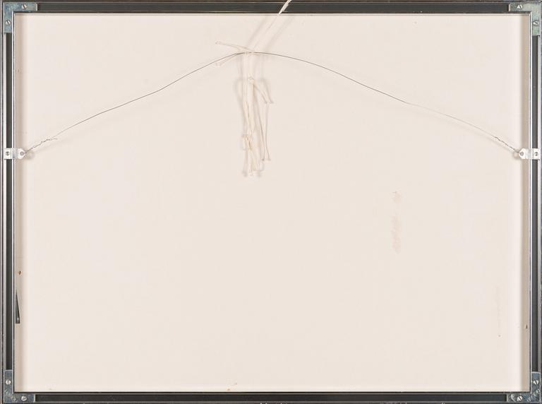 KG Nilson, serigrafia, signeerattu ja päivätty 1985, numeroitu 12/60.