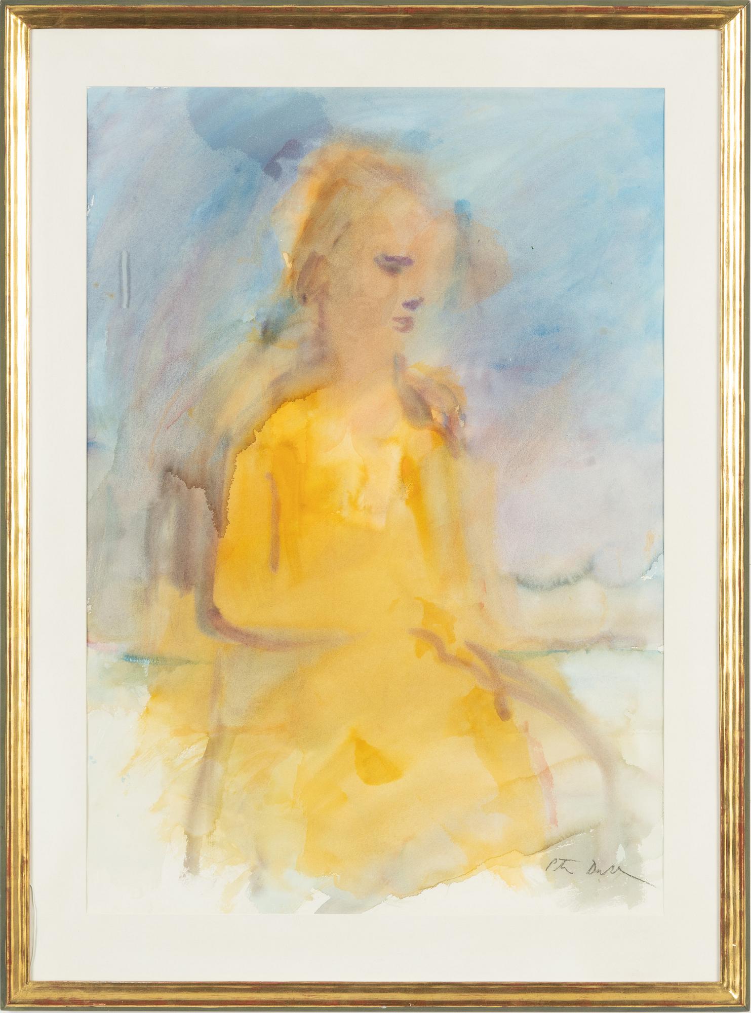 Peter Dahl, watercolour, signed Peter Dahl.