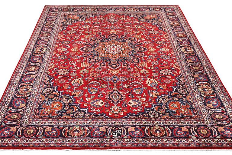 A Meshed carpet, c. 352 x 250 cm.