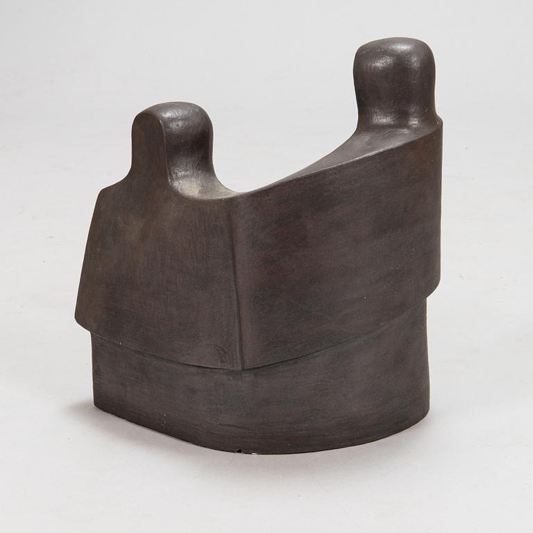 Satu Syrjänen, skulptur, keramik, signerad 1986.