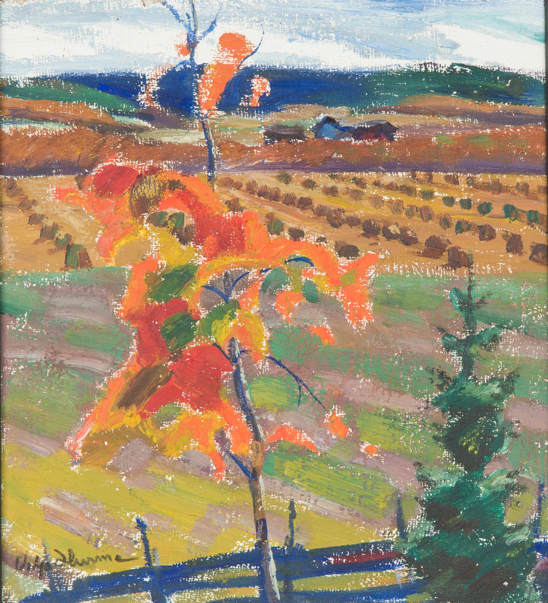 Viljo Hurme, Autumn Landscape.