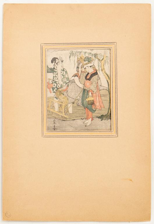 Eishōsai Chōki, from ". . . saku jūni tsui" (Twelve Scenes. . .).