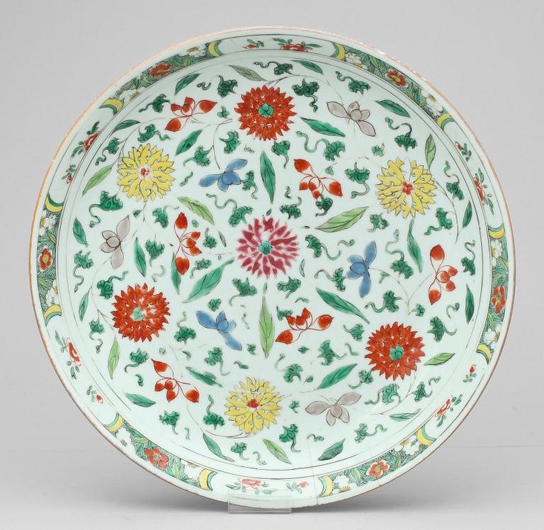 FAT, porslin, Kina, Qing dynastin, sannolikt Kangxi (1662-1722).