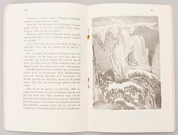 TOVE JANSSON, 'Småtrollen och den Stora Översvämningen' bok, Mercators tryckeri, Helsingfors 1945.