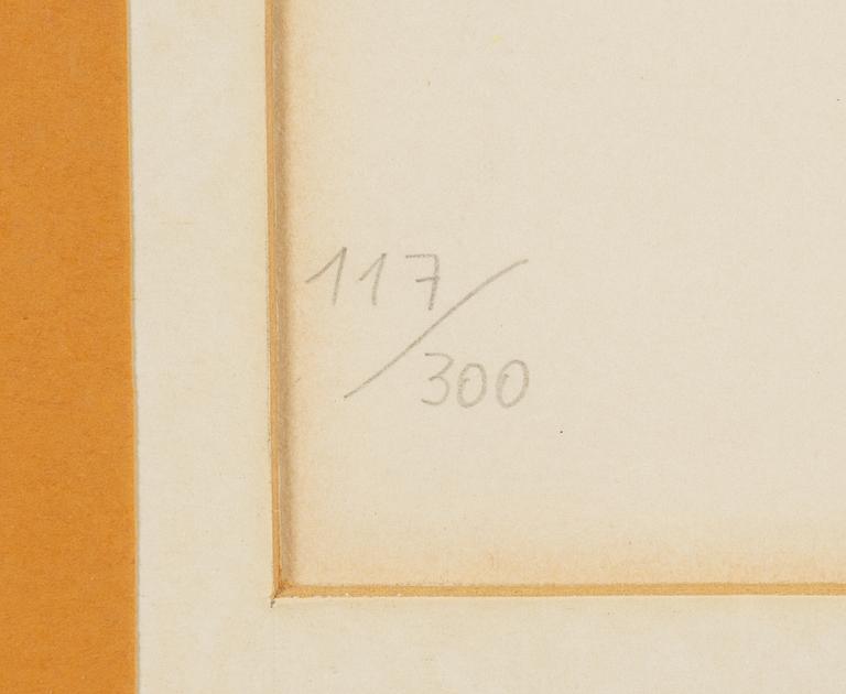 Roberto Matta, färglitografi, signerad 117/300.