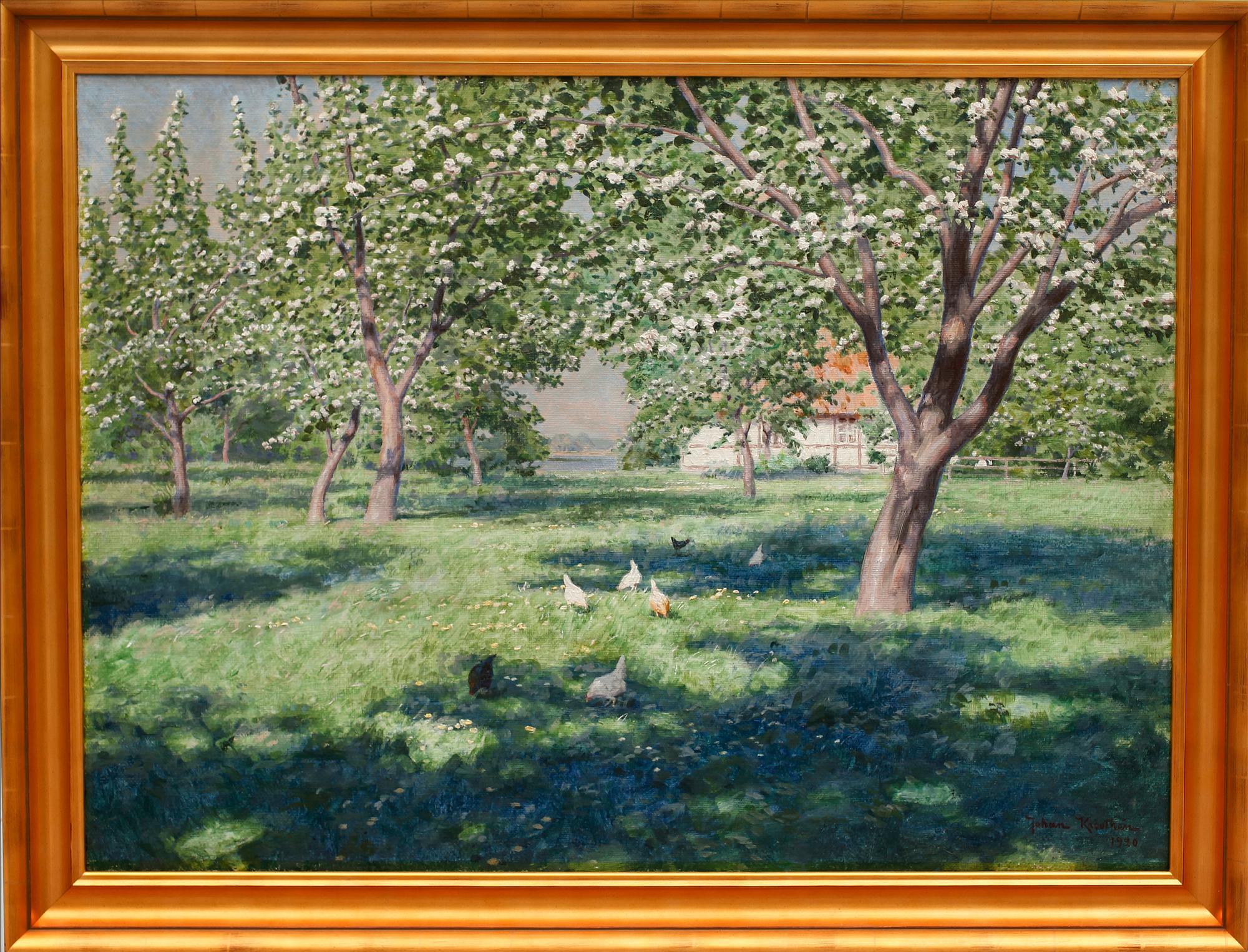 JOHAN KROUTHÉN, olja på duk, signerad och daterad 1920.