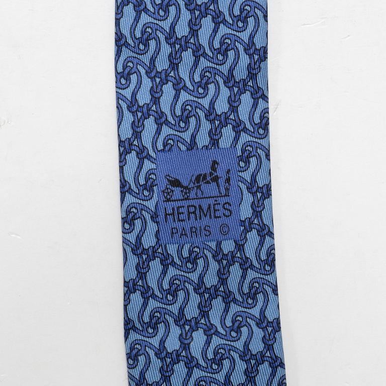 Hermès, slipsar, tre st.