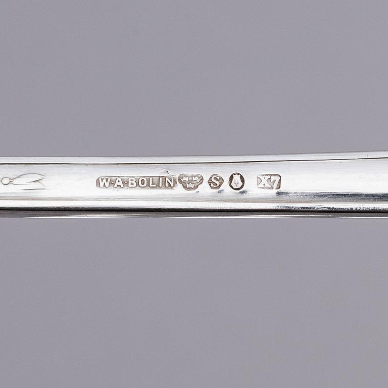 A silverware set, model 'F', 158 pieces, W.A. Bolin, Stockholm 1924-1969.