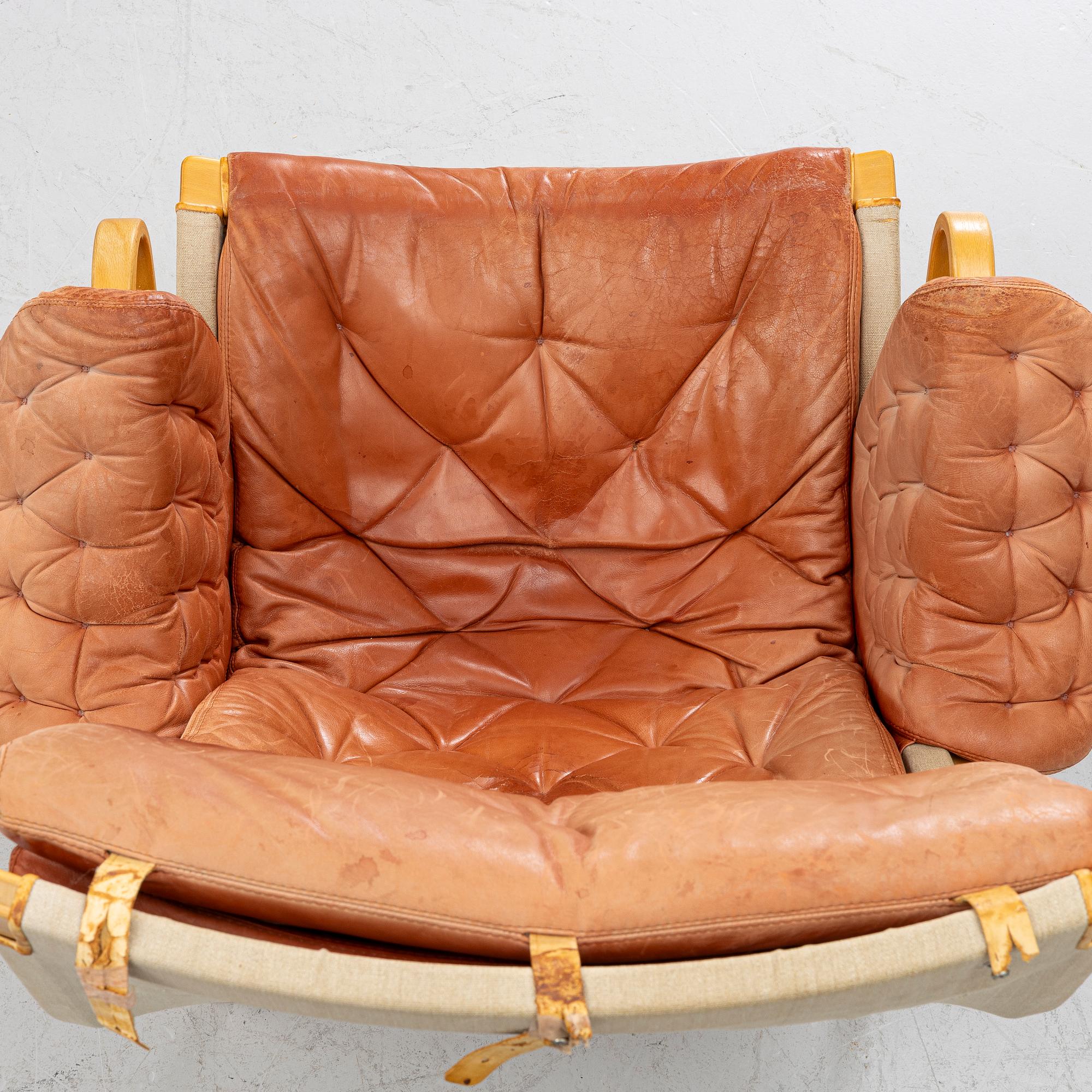 Bruno Mathsson, fåtölj, "Pernilla", DUX, 1900-talets andra hälft.