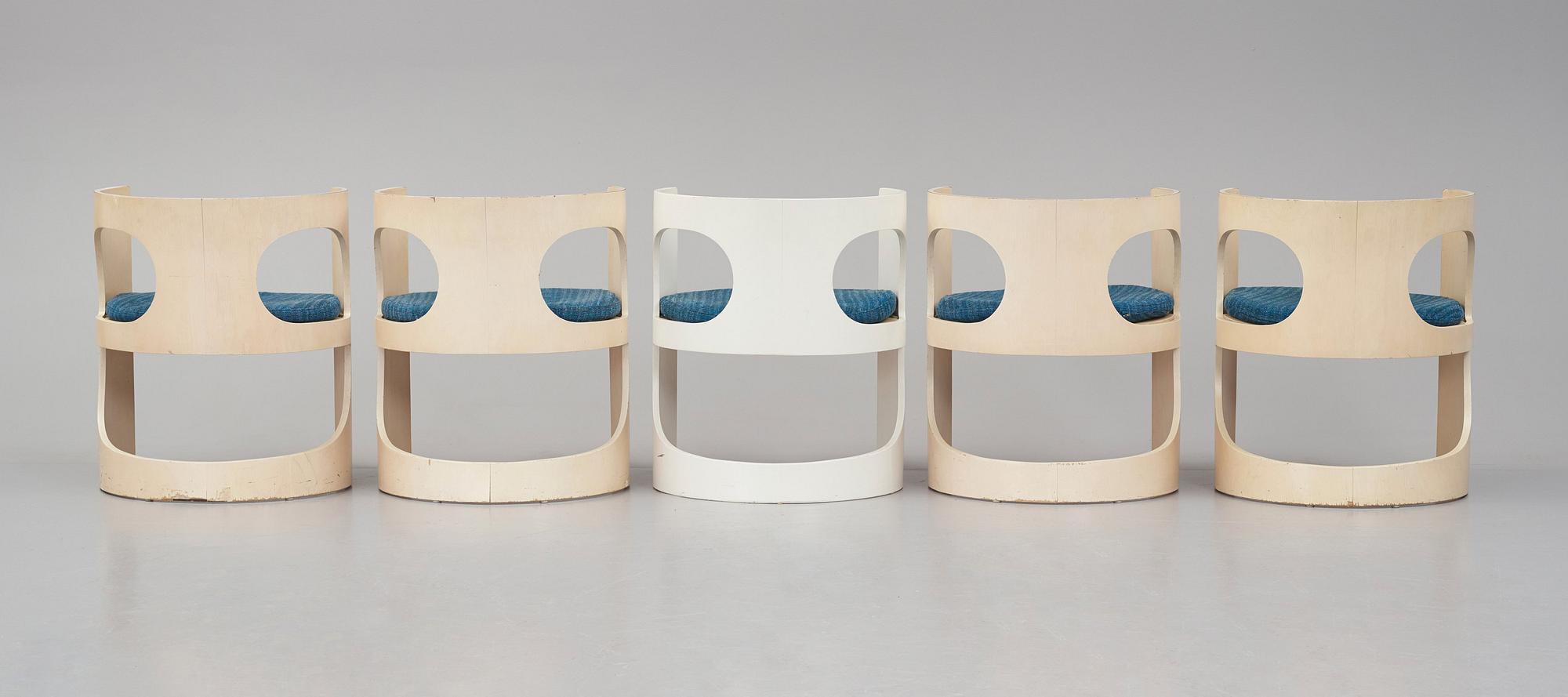 Arne Jacobsen, a 'Prepop' dining set, Asko, Finland, 1969.
