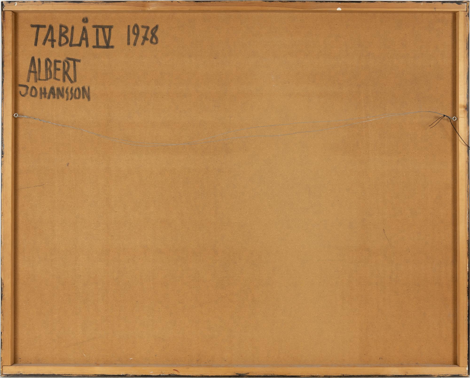 Albert Johansson, "Tablå IV".