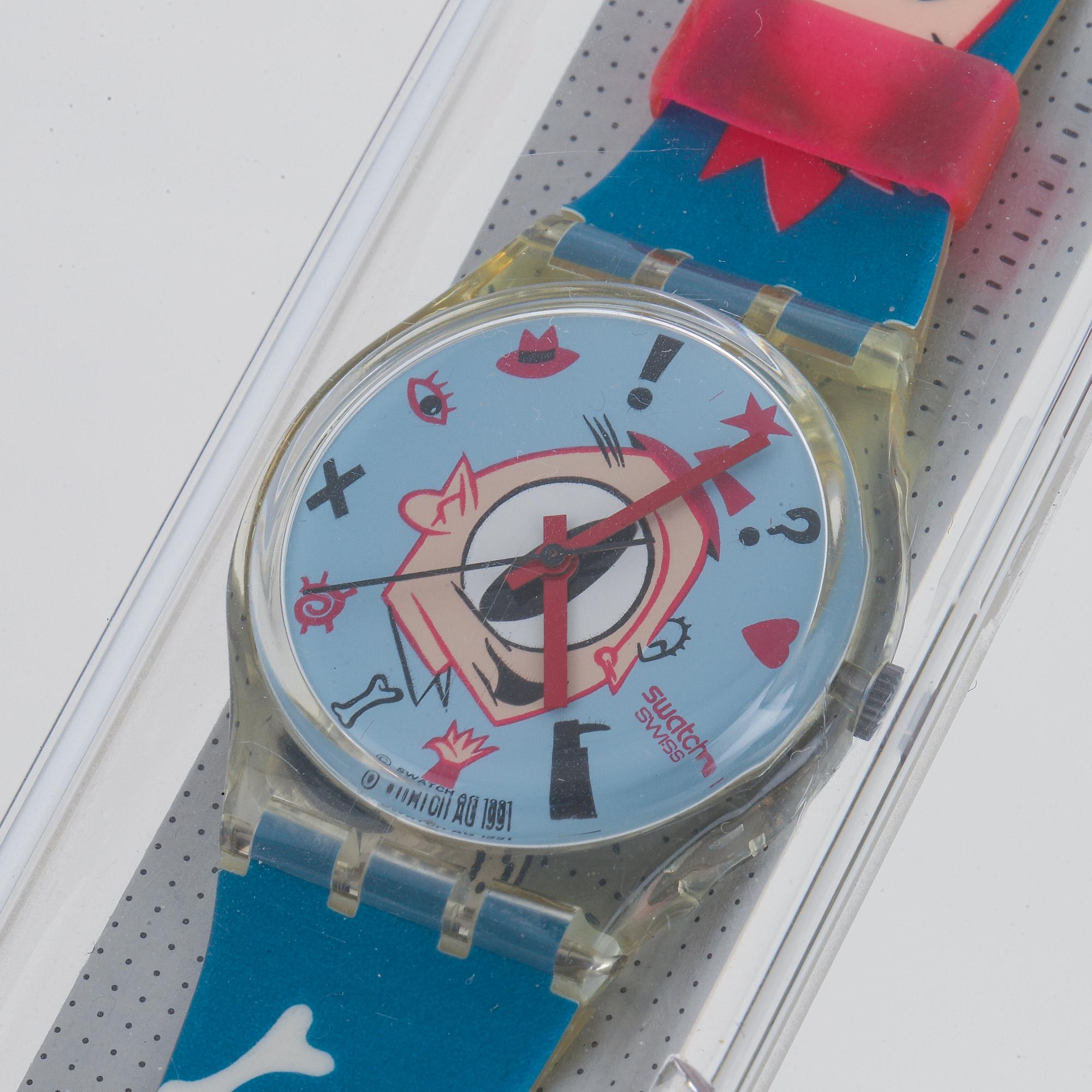 Swatch, Gulp, wristwatch, 34 mm.