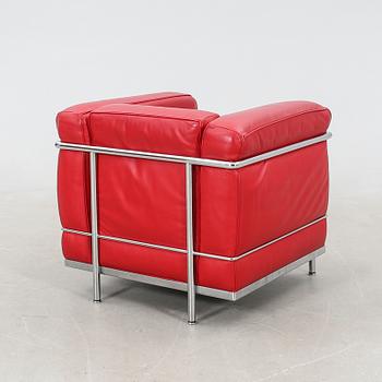 Le Corbusier, Pierre Jeanneret & Charlotte Perriand, armchair, "LC2", Cassina, Italy.