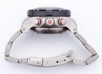 HERRARMBANDSUR, DYKARUR. Swiss Military 20000 ft, black.