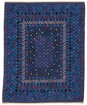 210. Ann-Mari Lindbom, gift Forsberg, A CARPET, "Tobias", flat weave, ca 259 x 204,5 cm, signed AB MMF AMF.