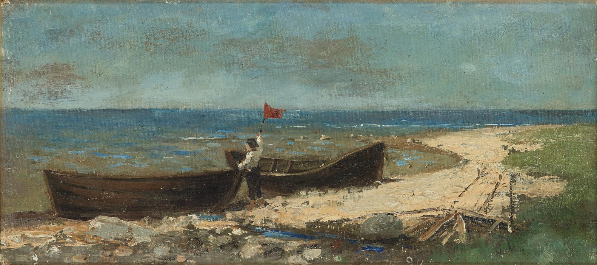 OLOF HERMELIN, oil on relined canvas, signed O. H-n. and O. Hermelin on the stretcher.