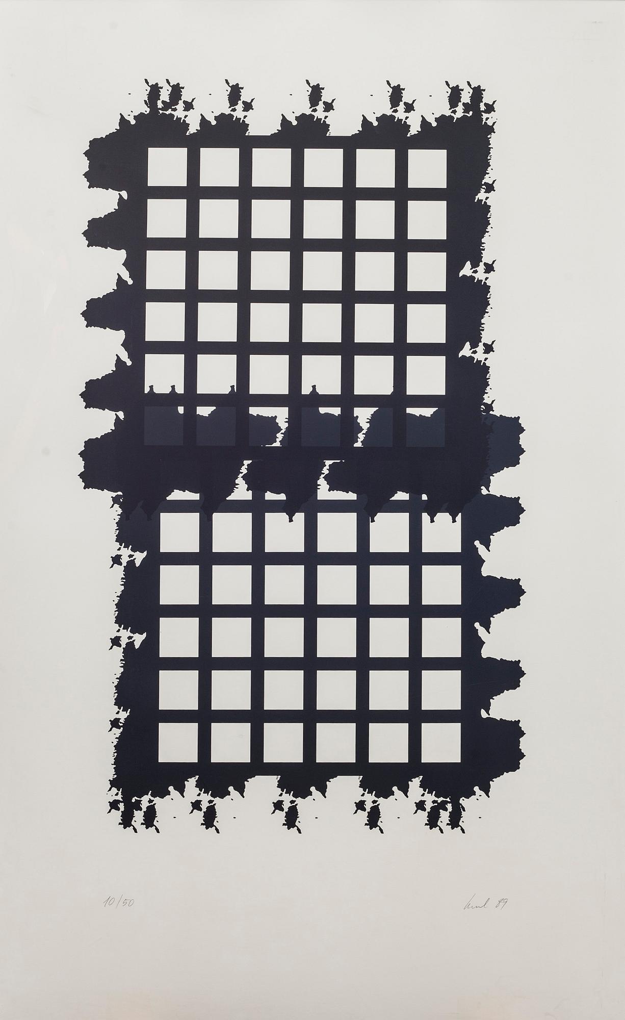 RAUL MEEL, färgserigrafi, signerad -89 och numrerad 10/50.
