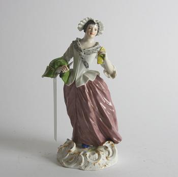 FIGURIN, porslin, Meissen, 18/1900-tal.