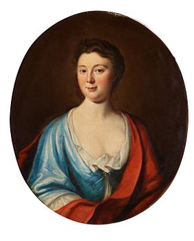 1086. Gottfried Kneller Circle of, "Mary Countess Cowper" (1685-.