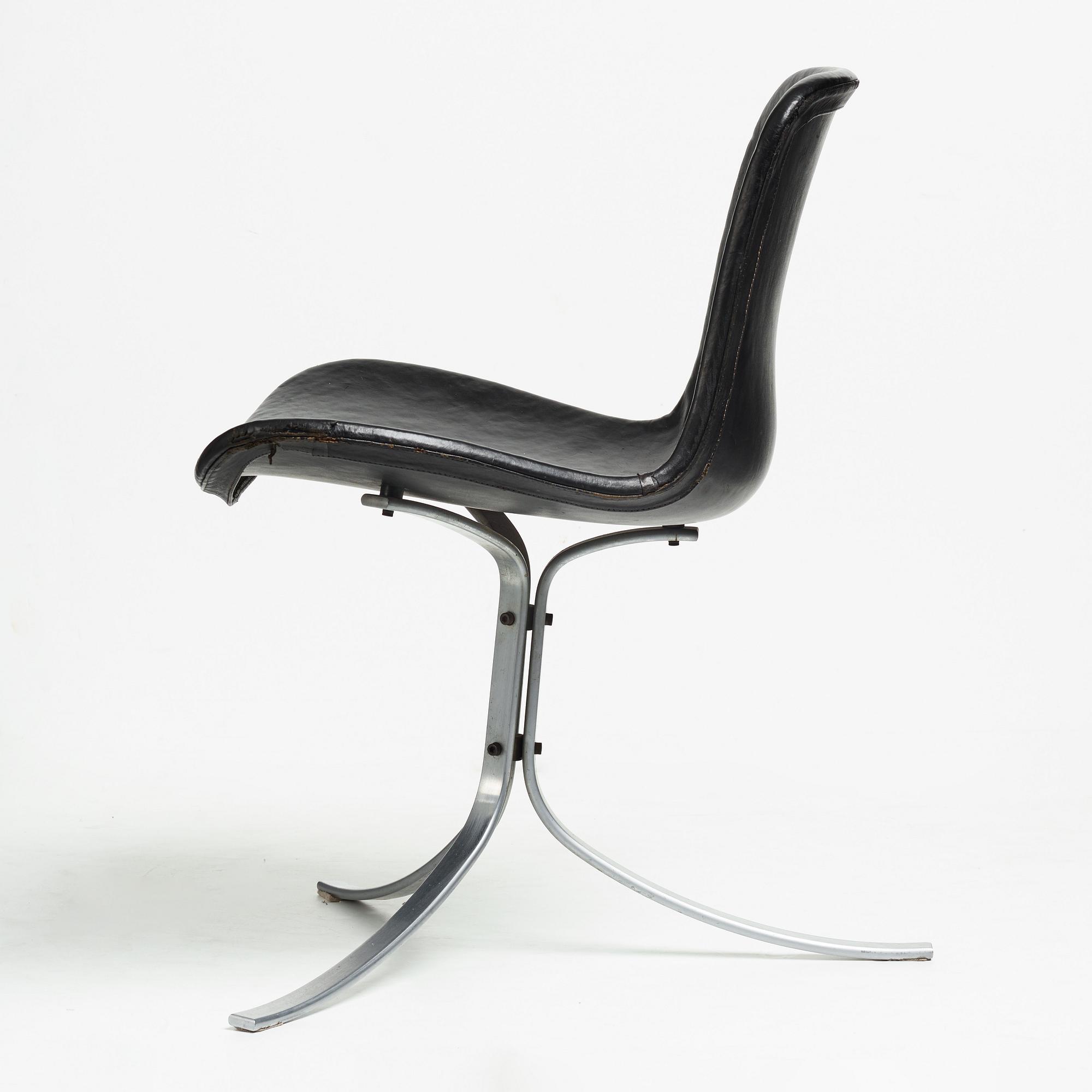 Poul Kjaerholm, a "PK9" chair, edition E Kold Christensen Denmark.