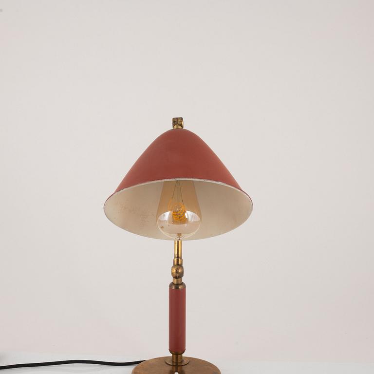 Bordslampa, funkis, Sverige, 1930-tal.