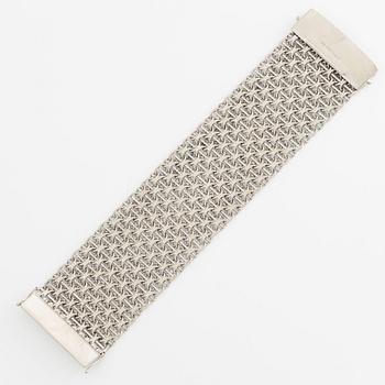Bracelet 18K white gold, X-link.